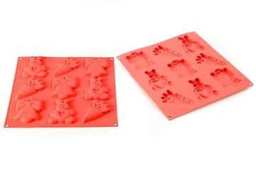 Silikomart Pekač 9-delni set rumena