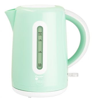 Bestron Kovinski grelnik vode iz serije En Vogue - Pastelno zelena