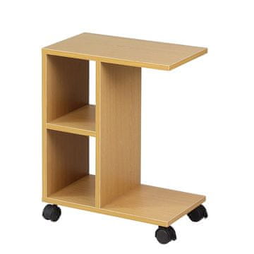 KONDELA Abas Novo stranska mizica na kolesih