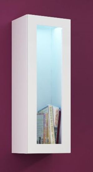 Cama meble Vigo 90 vitrina na steni s steklom