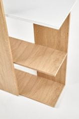 Halmar Pisalna miza Fino - zlati hrast / bela