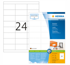 Herma Premium 4263 etikete, 70 x 33,8 mm, bele, 100/1