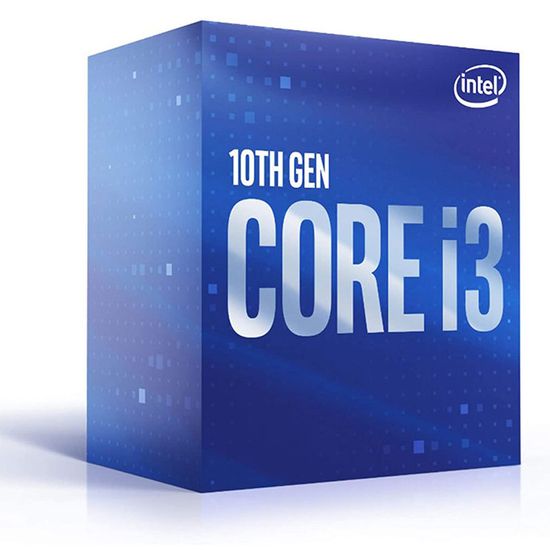 Intel Core i3-10100 procesor, 3,60/4,30 GHz, 4-core, 6 MB, LGA1200 BOX