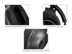 Platinet Freestyle FH0930 brezžične naglavne slušalke, Bluetooth 5.0, mikrofon, ANC, zložljive