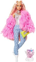 Mattel Barbie Extra v roza jakni