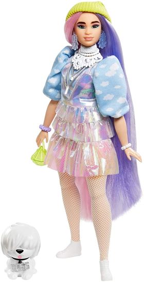 Mattel Barbie Extra z bleščečim videzom