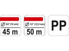 YATO  Stojalo za navijanje vrtne cevi 3/4" 45m / 1/2" 50m