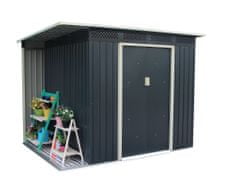 Chester A vrtna hiška, 184×257×142 cm, siva