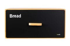 KINGHoff kontejner za kruh za husla hleb scandic črna