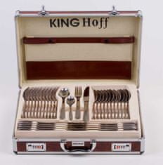 KINGHoff komplet jedilnega pribora 72 kosov. saten kh-3554