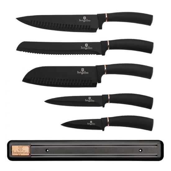 KINGHoff komplet 5 kuhinjskih nožev z berlinger haus bh-2535 black rose