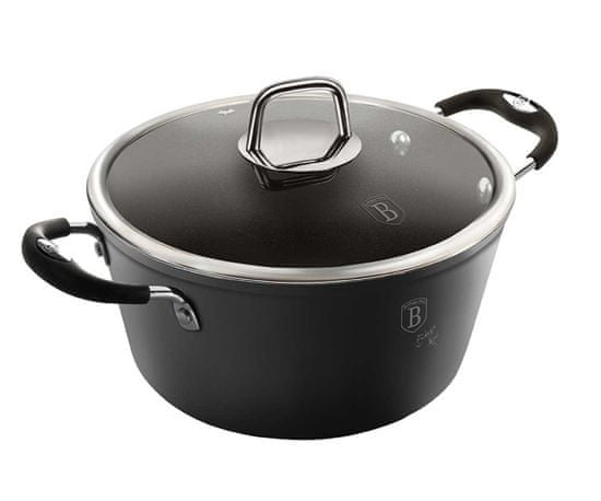 shumee LONEC IZ TITANA 20cm 2,5L BERLINGER HAUS ČRNA PROFESSIONAL LINE BH-6122