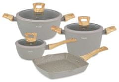 KINGHoff husla hygge 73966 komplet granitnih loncev