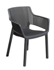 Elisa vrtni stol, grafit