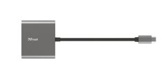 Trust Dalyx 3v1 Multiport USB-C razdelilnik - odprta embalaža