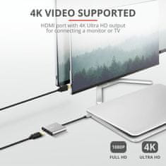 Trust Dalyx 3v1 Multiport USB-C razdelilnik - odprta embalaža