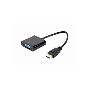 CABLEXPERT Adapter HDMI na VGA, črn