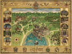 Ravensburger sestavljanka Zemljevid Hogwartsa 165995, 1500 kosov