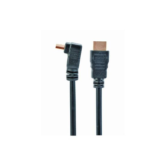 CABLEXPERT HDMI kabel Ethernet, kotni 90°, 3 m