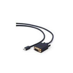 CABLEXPERT Kabel Mini DisplayPort na VGA, črn, 1.8 m