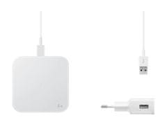 Samsung brezžična polnilna postaja, bela, USB kabel