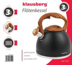 KINGHoff Kuhalnik s piščalko Klausberg 3L Kb-7450