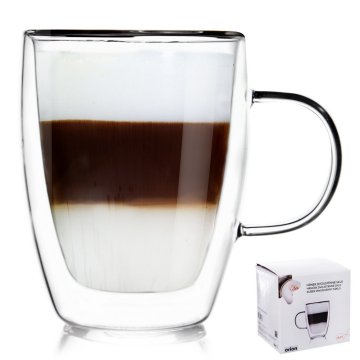 KINGHoff Termoska z dvojno steno za latte s prostornino 300 ml