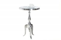 KINGHOME INVICTA miza JARDIN 55cm srebrna - aluminij
