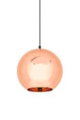 KINGHOME BOLLA UP ROSE GOLD 20 viseča svetilka - metalizirano steklo