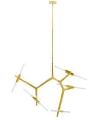 KINGHOME viseča svetilka CANDELABR 10 gold - aluminij, steklo