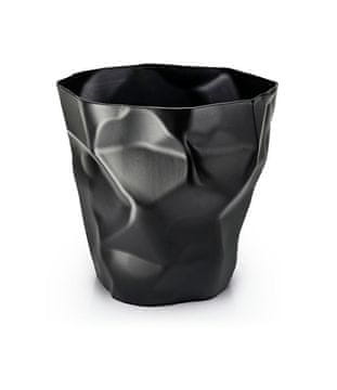 KINGHOME PLAST MINI namizni organizator črne barve