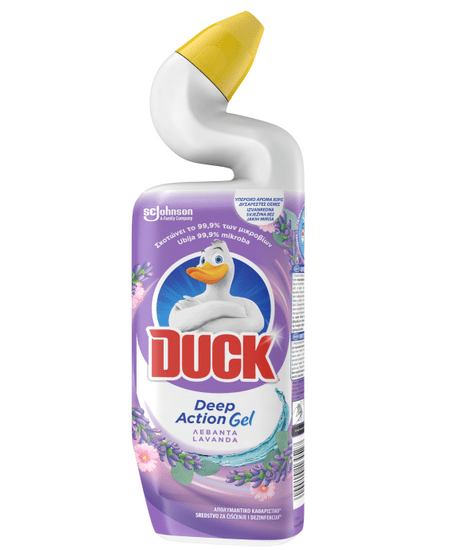 Duck tekočina za wc sivka, 750 ml