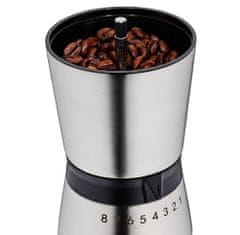 Kela Mlinček za kavo CAROLINA iz nerjavečega jekla 18/10 črne barve KL-11809