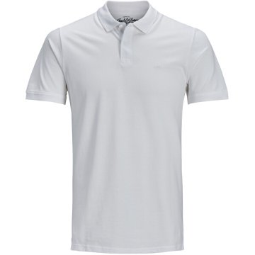 Jack&Jones Moška polo triko Slim Fit JJEBASIC 12136516 White