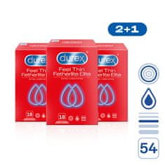 Kondomi Feel Thin Extra Lubricated 2+1