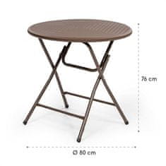 BLUMFELDT Zložljiva okrogla miza, 80 cm ᴓ