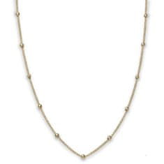Rosefield Pozlačena jeklena ogrlica z Iggy kroglicami JDCHG-J057