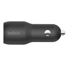 Belkin avto polnilnik, 2x USB-A, 24 W