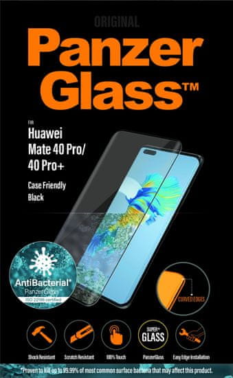 PanzerGlass Premium Antibacterial zaščitno steklo za Huawei Mate 40 Pro/40 Pro+