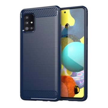 slomart carbon case fleksibilen tpu ovitek za samsung galaxy m31s moder