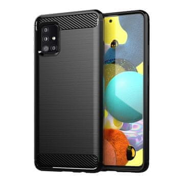 slomart carbon case fleksibilen tpu ovitek za samsung galaxy m31s črn