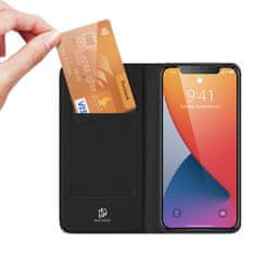 slomart ovitek tipa dux ducis skin pro bookcase za iphone 12 pro max črn