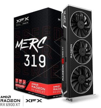 XFX Speedster Merc 319 Ultra Radeon RX 6900 XT grafična kartica, 16 GB GDDR6 - odprta embalaža