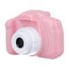 fotoaparat za otroke, FHD, 1080p, roza + SD kartica, 32GB