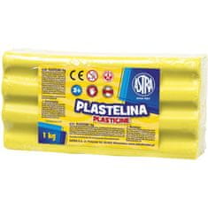 Astra Plastelin 1kg Citronsko rumena, 303111004
