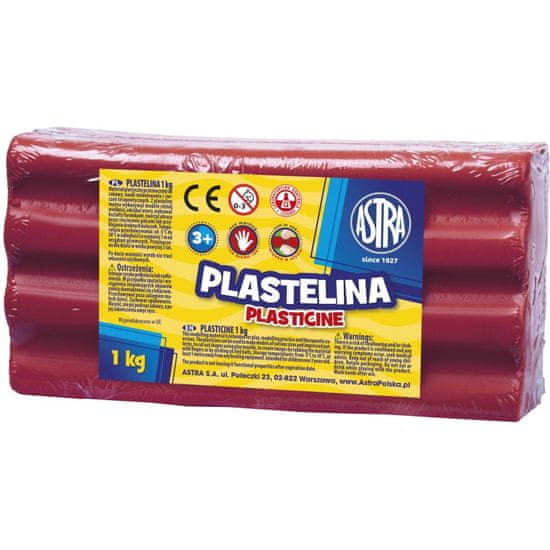 Astra Plastelin 1kg temno roza, 303111008