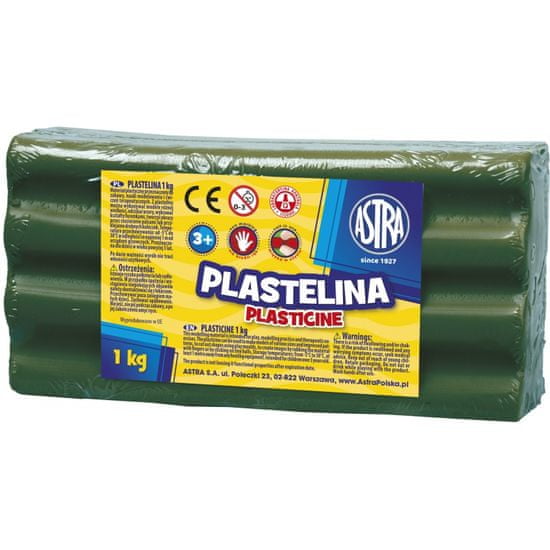 Astra Plastelin 1kg temno zelena, 303111019