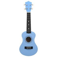 shumee Otroški ukulele soprano s torbo baby moder 21"