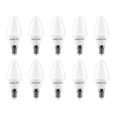 MAX-LED 10x LED žarnica - sijalka E14 5W (40W) 460lm toplo bela 3000K