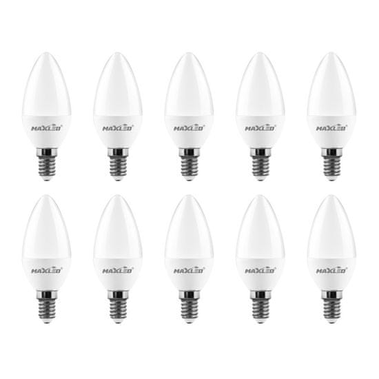 MAX-LED 10x LED žarnica - sijalka E14 5W (40W) 420lm nevtralno bela 4500K